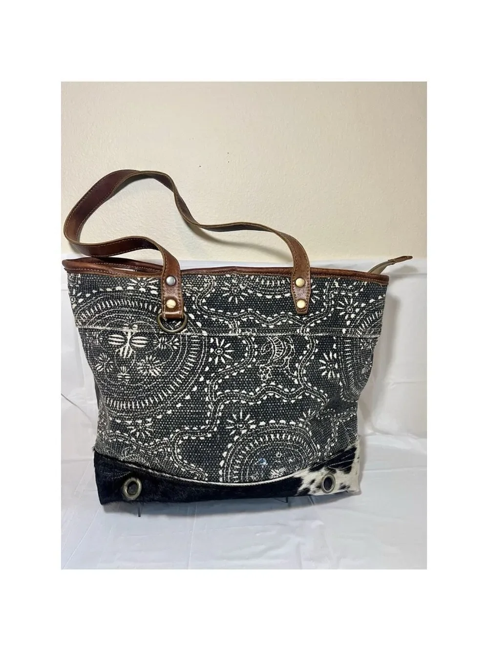 Myra Blue Eternity Tote Bag